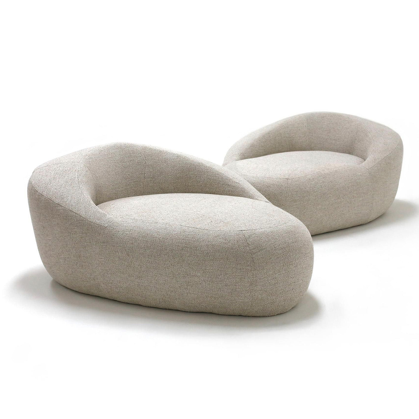 Lola Raf Lounge in Harvest Linen Flax Eleish Van Breems Home