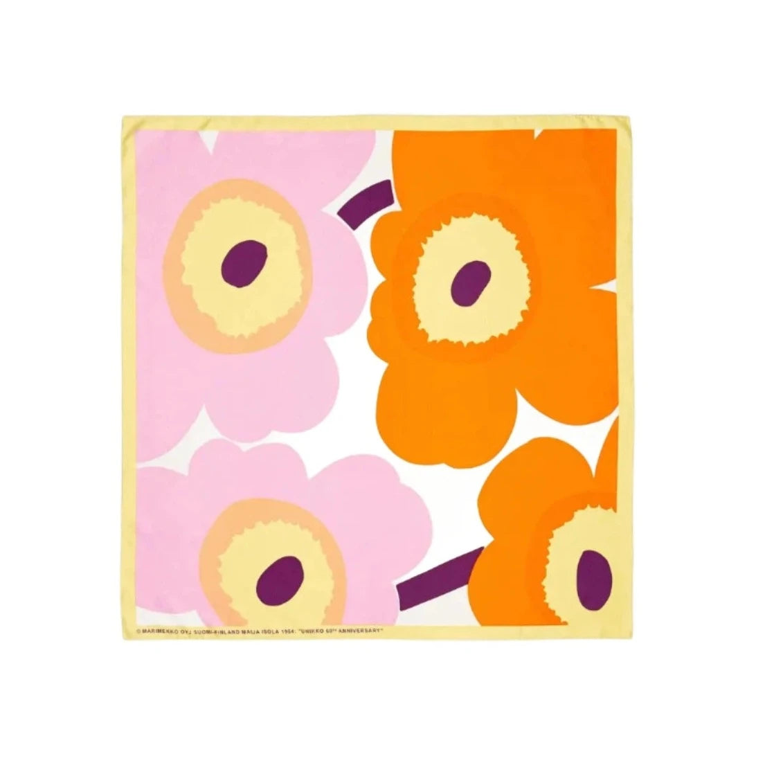 Marimekko Lauhtua Unikko Silk Scarf Eleish Van Breems Home
