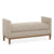 Dylan End of Bed Bench in Sahara Dune Green Eleish Van Breems Home