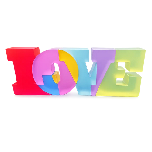 LOVE Translucent 3D Puzzle In partnership with Yoni Alter