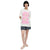 Marimekko Embla Unikko Placement Cotton Tee Shirt, White With A Pink Flower Eleish Van Breems Home