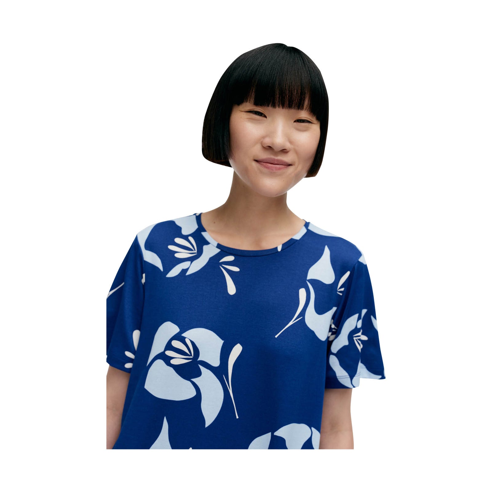 Marimekko Kalliokielo Halakka Dress, Blue, Light Blue & Off White Eleish Van Breems Home
