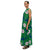 Marimekko Migot Unikko Dress, Blue With Green & Pink Pistol Flowers Eleish Van Breems Home