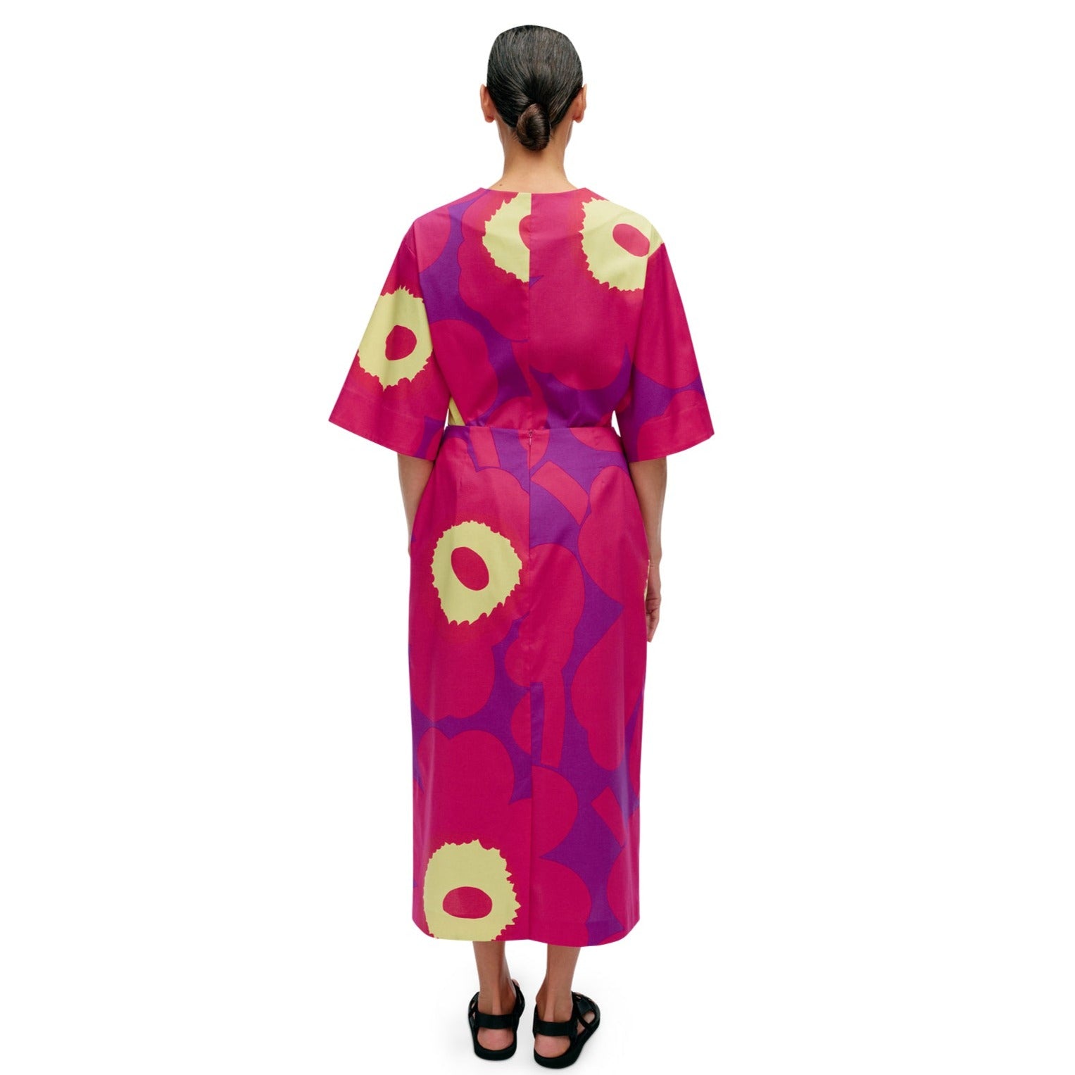 Marimekko Olemus Unikko Skirt, Pink Floral Eleish Van Breems Home
