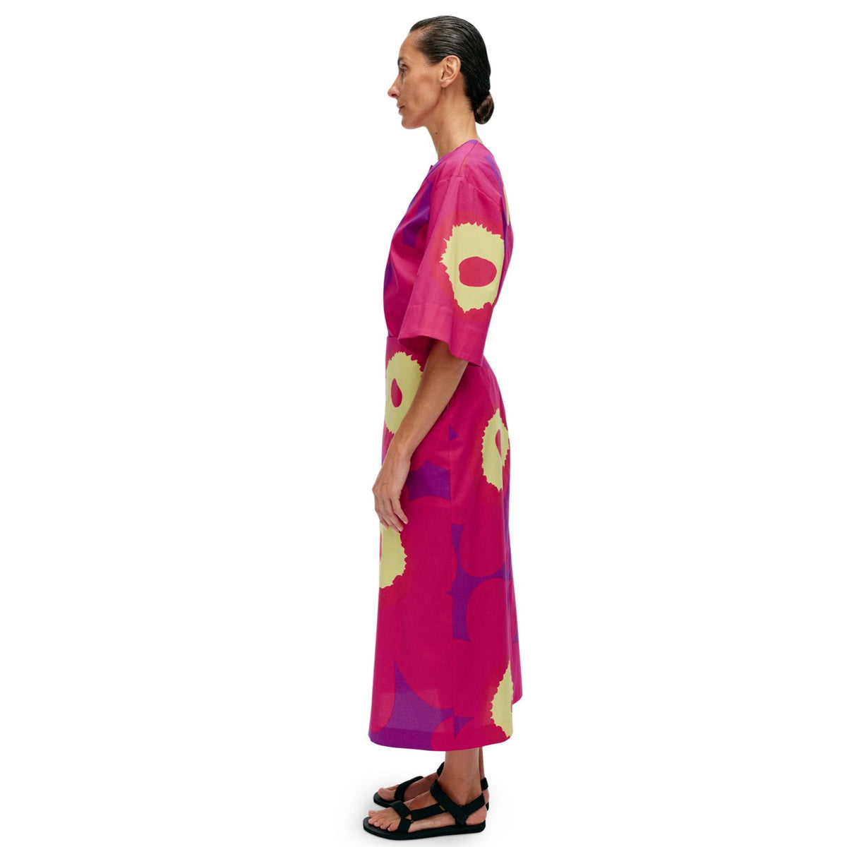 Marimekko Olemus Unikko Skirt, Pink Floral Eleish Van Breems Home