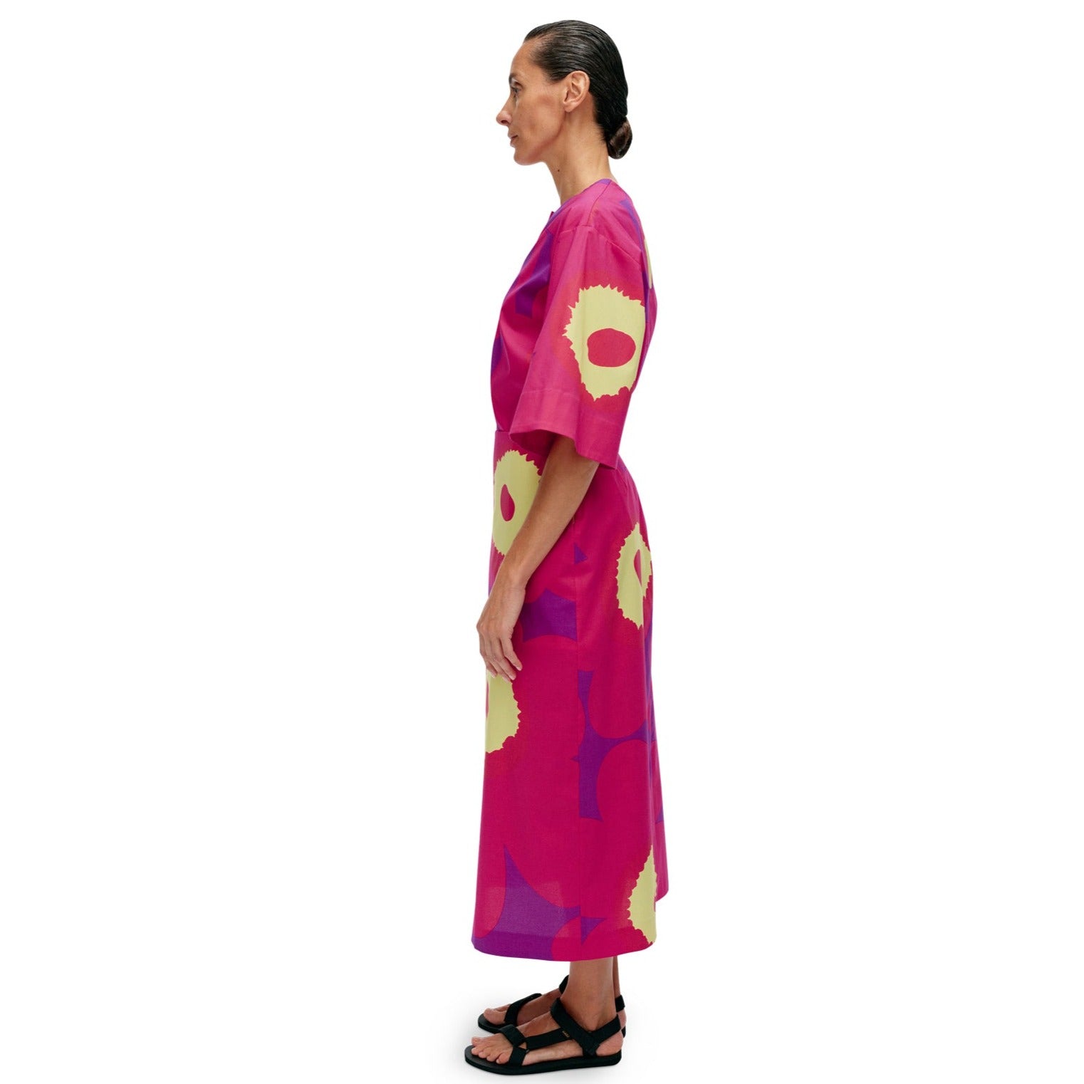 Marimekko Olemus Unikko Skirt, Pink Floral Eleish Van Breems Home