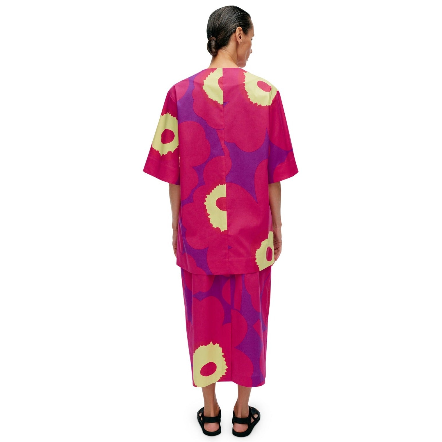 Marimekko Riite Tunic, Pink Floral Eleish Van Breems Home