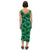 Marimekko Simpukka Unikko Sleeveless Dress, Blue With Green Flowers Eleish Van Breems Home