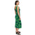 Marimekko Simpukka Unikko Sleeveless Dress, Blue With Green Flowers Eleish Van Breems Home