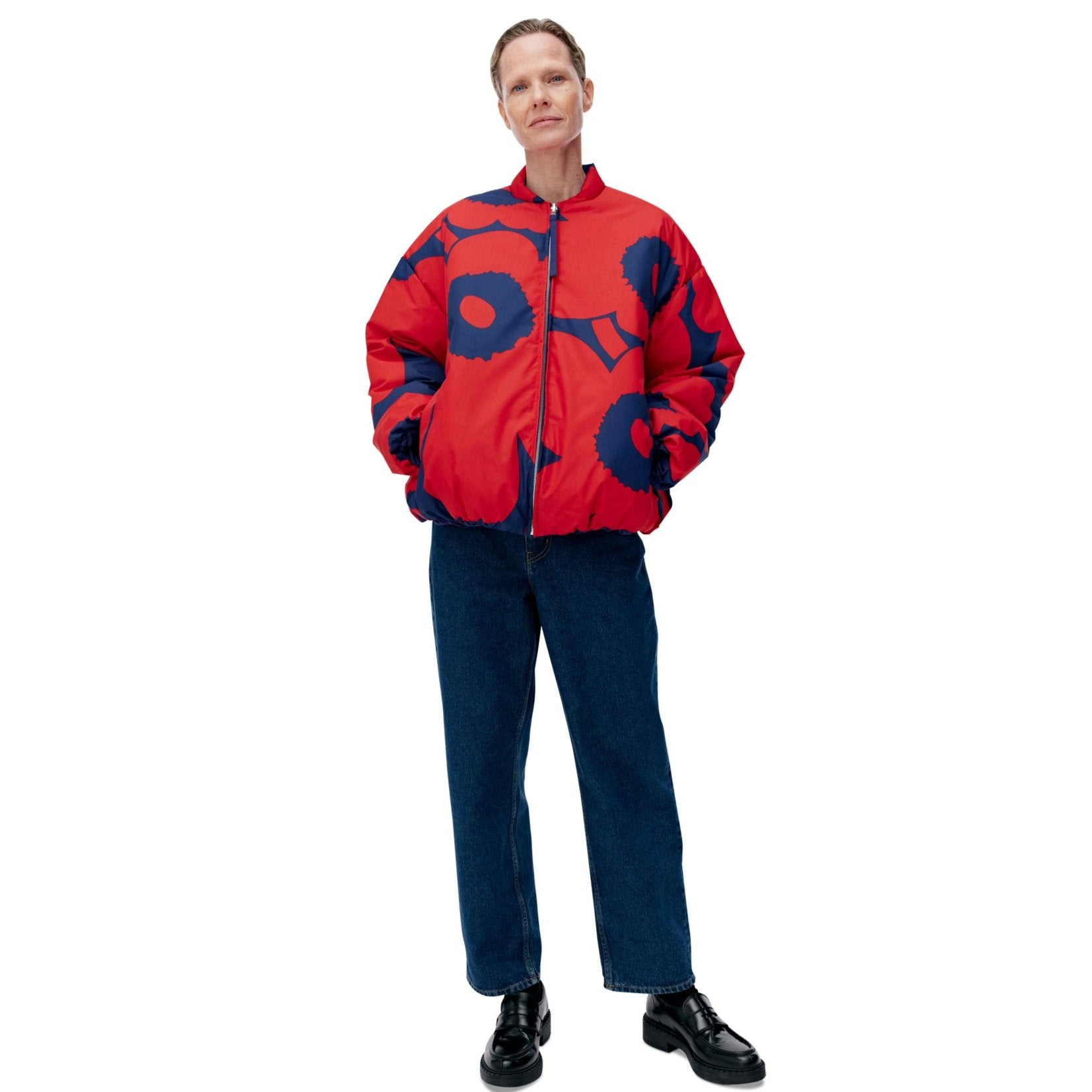 Marimekko Holkki Unikko Lightweight Padded Jacket - Eleish