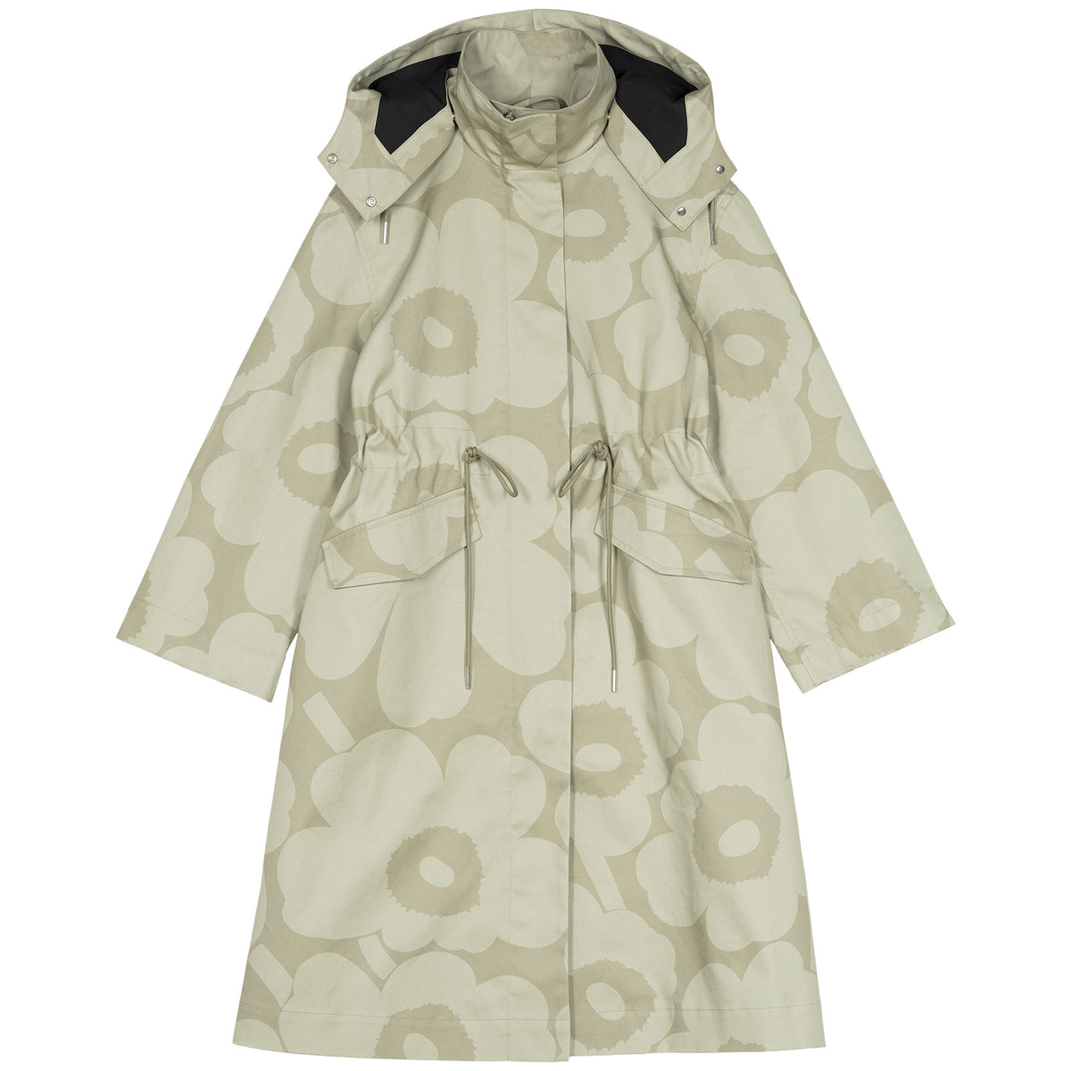 Marimekko Kerta Unikko Coat Off-White & Tan Eleish Van Breems Home