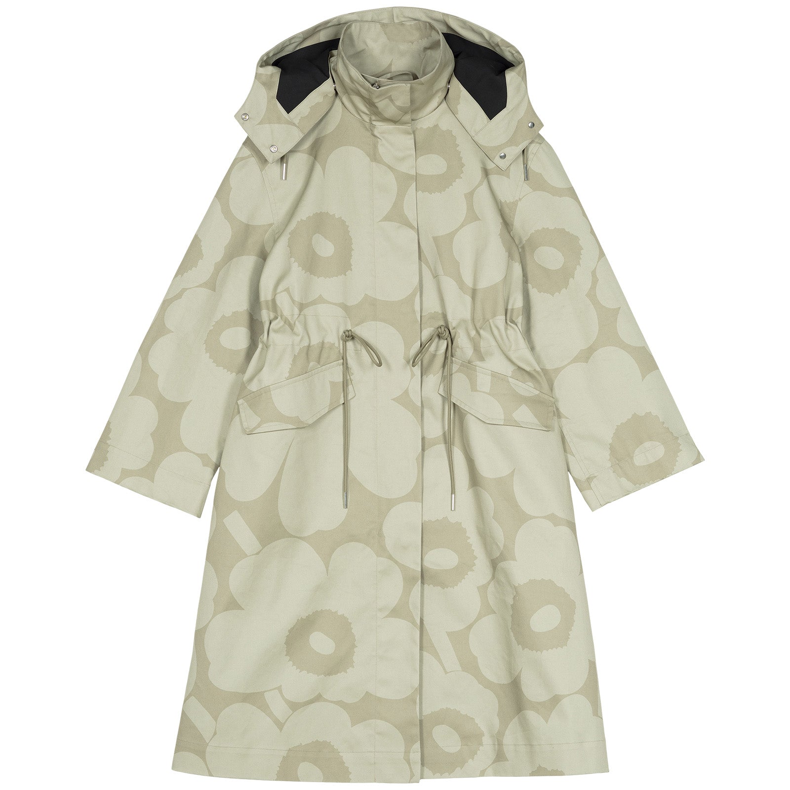 Marimekko Kerta Unikko Coat Off-White & Tan Eleish Van Breems Home