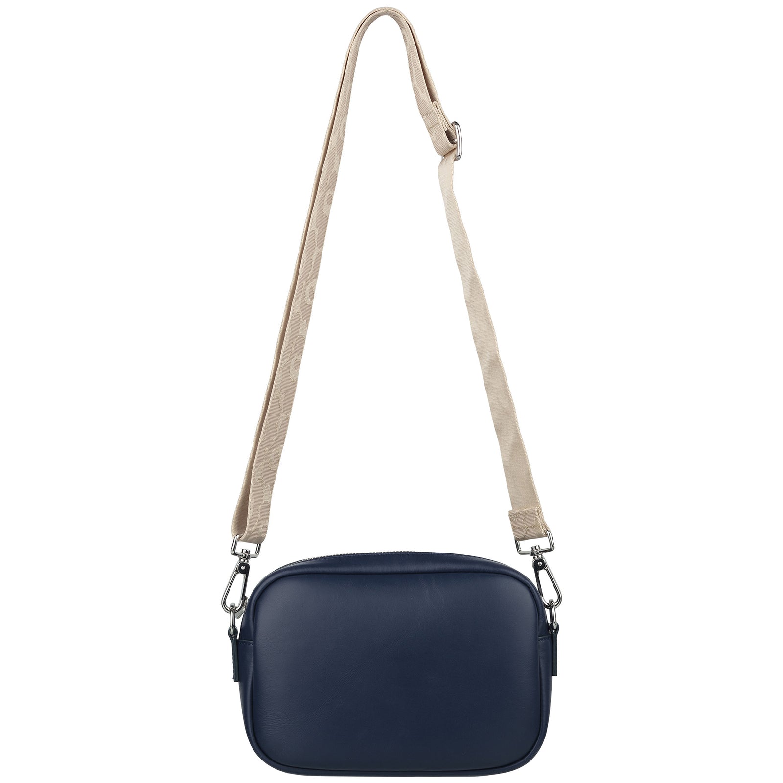 Marimekko Soft Gratha Leather Shoulder Bag Navy - Eleish Van