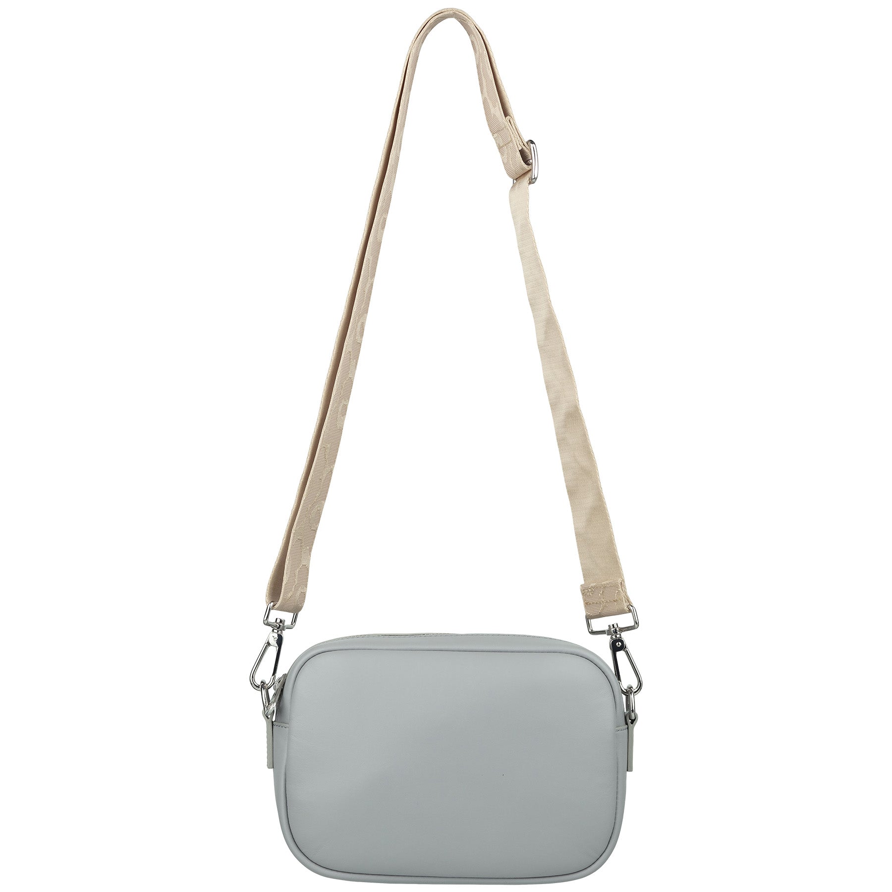 Marimekko Soft Gratha Leather Shoulder Bag Grey - Eleish Van