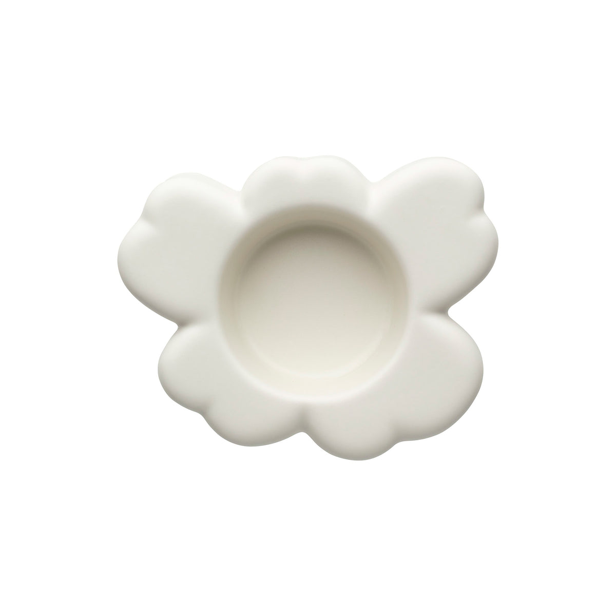 Mareimekko Unikko Tealight Holder, White Eleish Van Breems Home