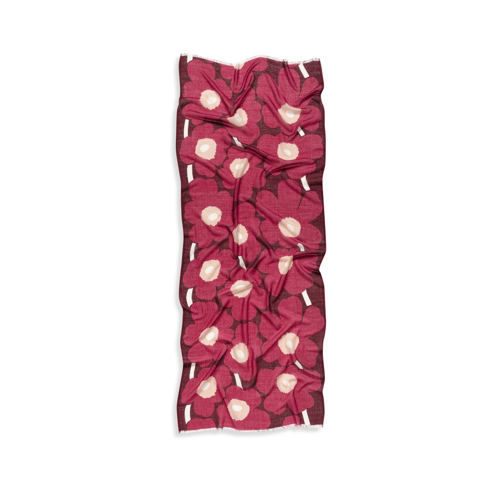 Marimekko Fiore Scarf, Plum Eleish Van Breems Home