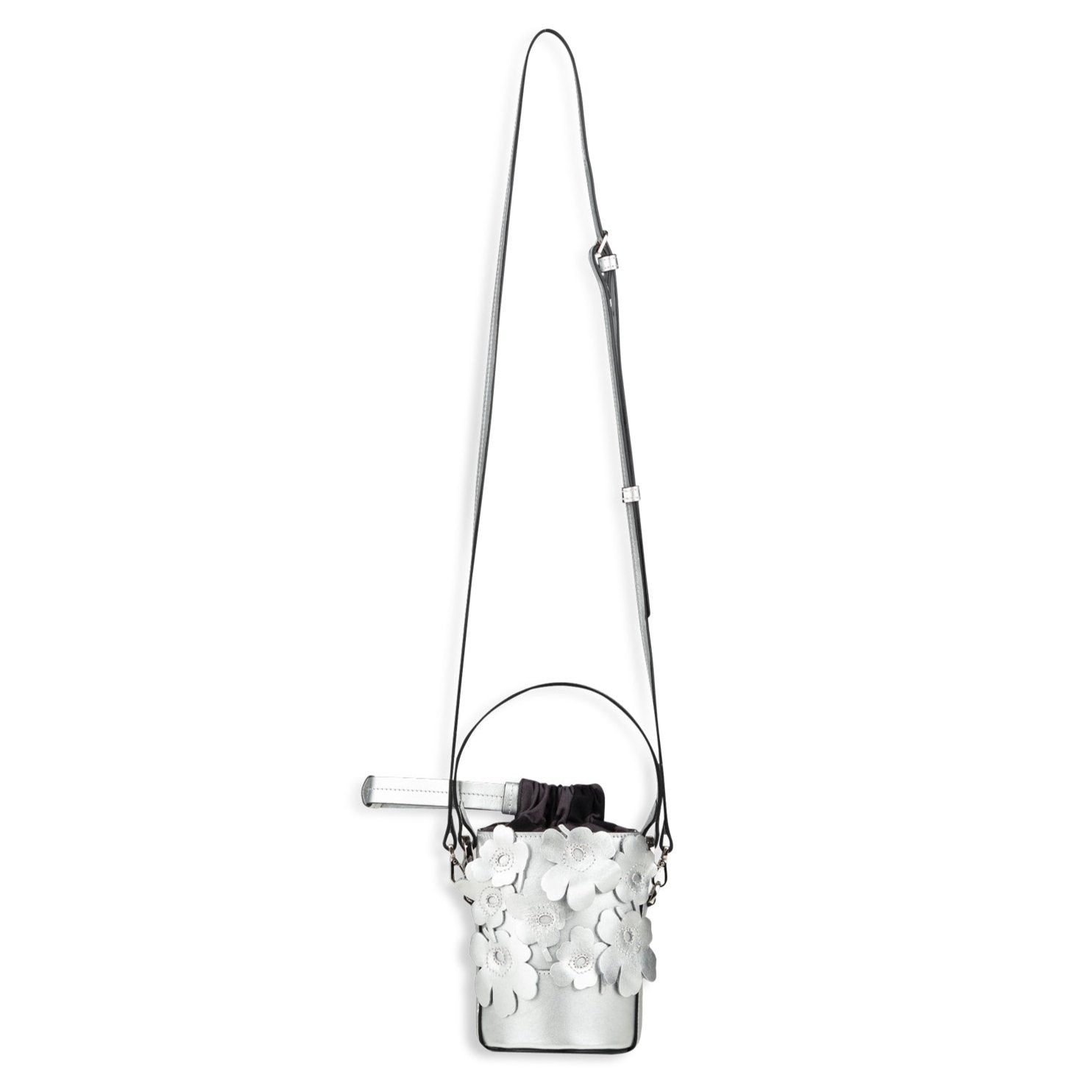 日本全国送料無料商品 | 特集 | Bucket Nano Imprint Marimekko Bag Eleish - Silver Unikko, 3D バッグ