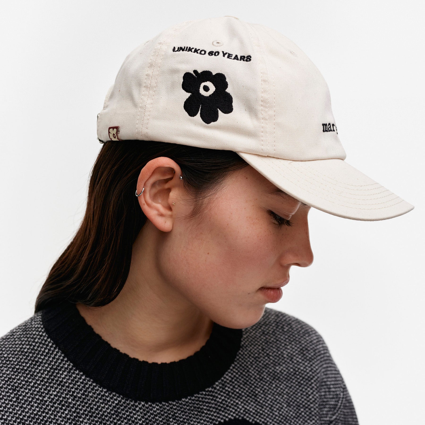 Marimekko Krasta Ii Unikko Tribute Cap, Off White Eleish Van Breems Home