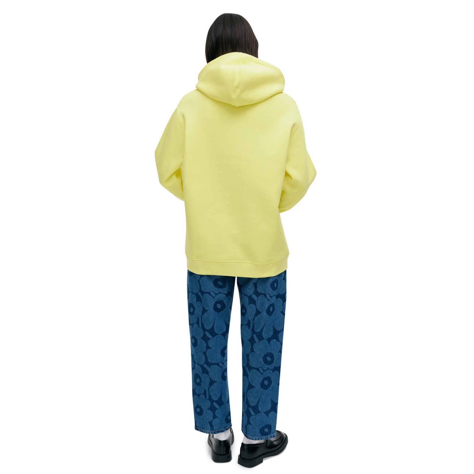Marimekko Luuppi Unikko Placement Hoodie, Yellow Eleish Van Breems Home