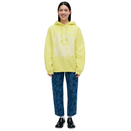 Marimekko Luuppi Unikko Placement Hoodie, Yellow
