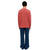 Marimkko Pehmyt Unikko Pullover Sweater Coral And Navy Eleish Van Breems Home
