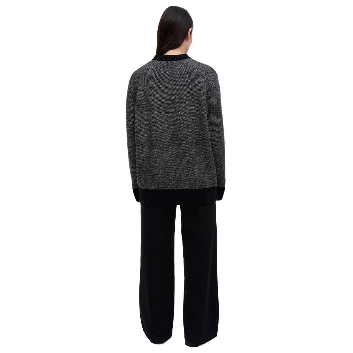 Marimekko Pehmyt Unikko Pullover Sweater Gray And Black Eleish Van Breems Home