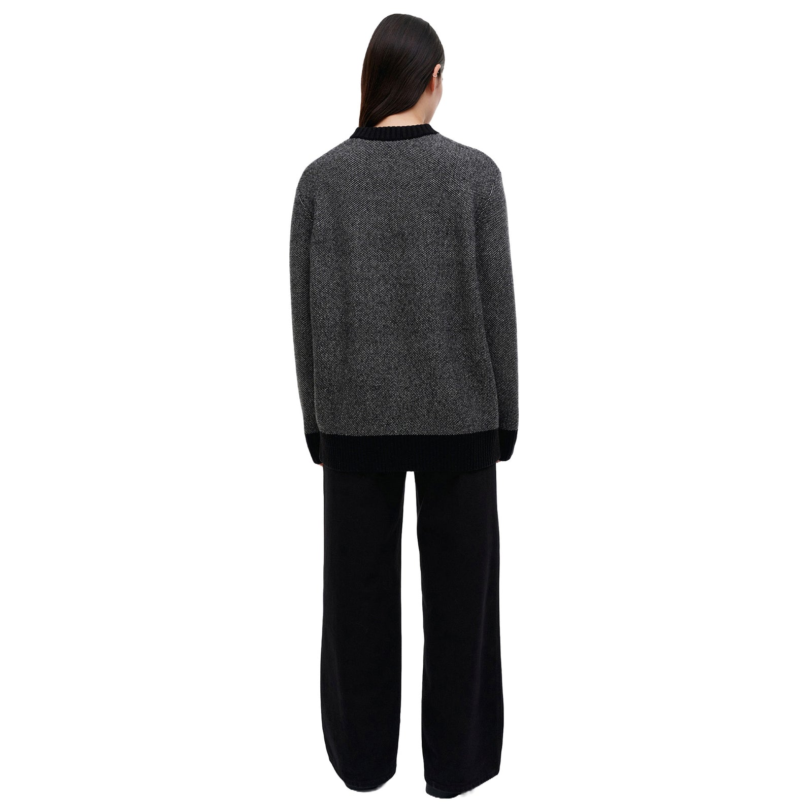 Marimekko Pehmyt Unikko Pullover Sweater Gray And Black Eleish Van Breems Home