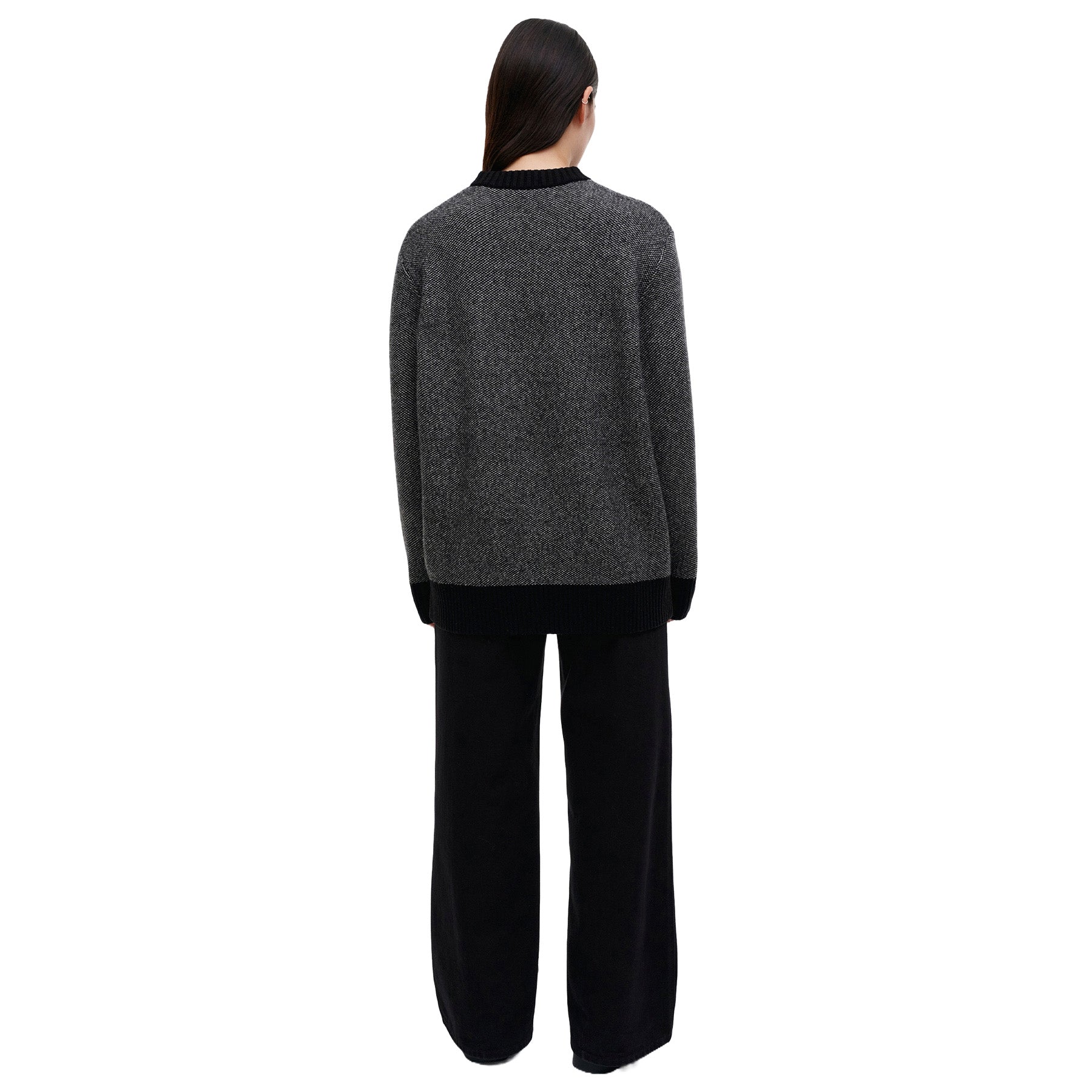 Marimekko Pehmyt Unikko Pullover Sweater Gray And Black Eleish Van Breems Home