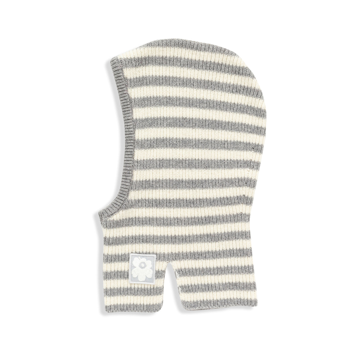 Marimekko Pyorre Tasaraita Balaklava, Grey &amp; White Striped Eleish Van Breems Home