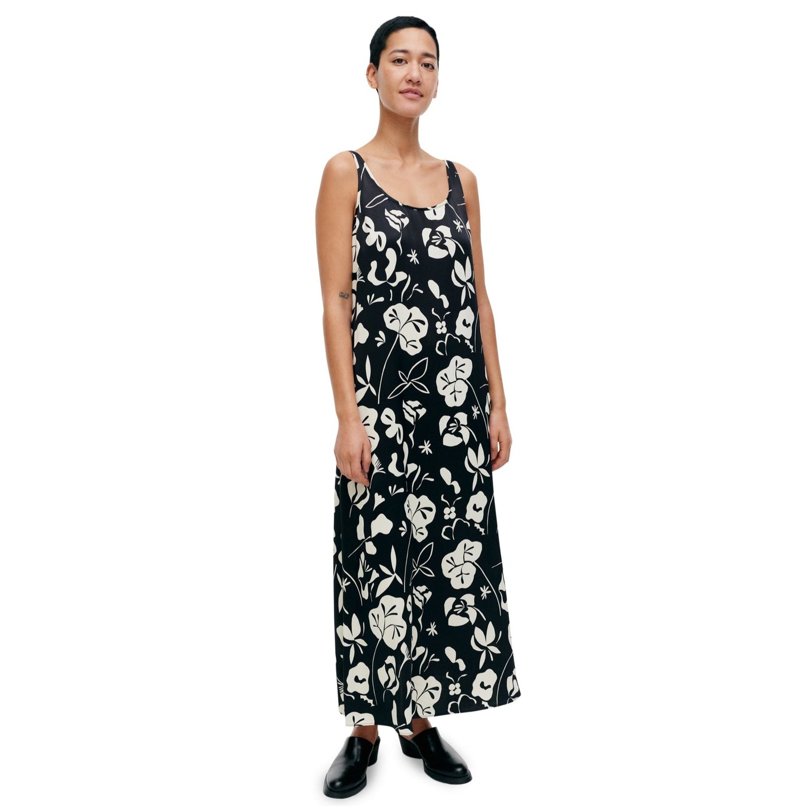 Marimekko Seurassa Nokturno Satin Dress Eleish Van Breems Home