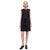 Marimekko Siluetti Unikko Cotton, Satin Dress, Black & Grey Eleish Van Breems Home