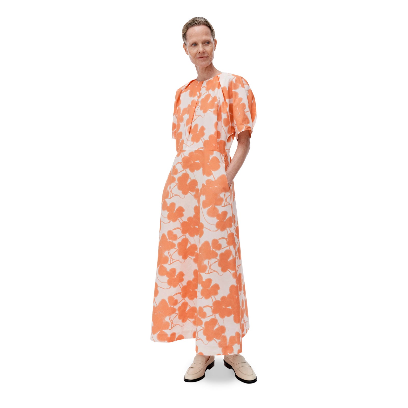Marimekko Anatomia Ketunleipä Dress, Rose & Orange Eleish Van Breems Home
