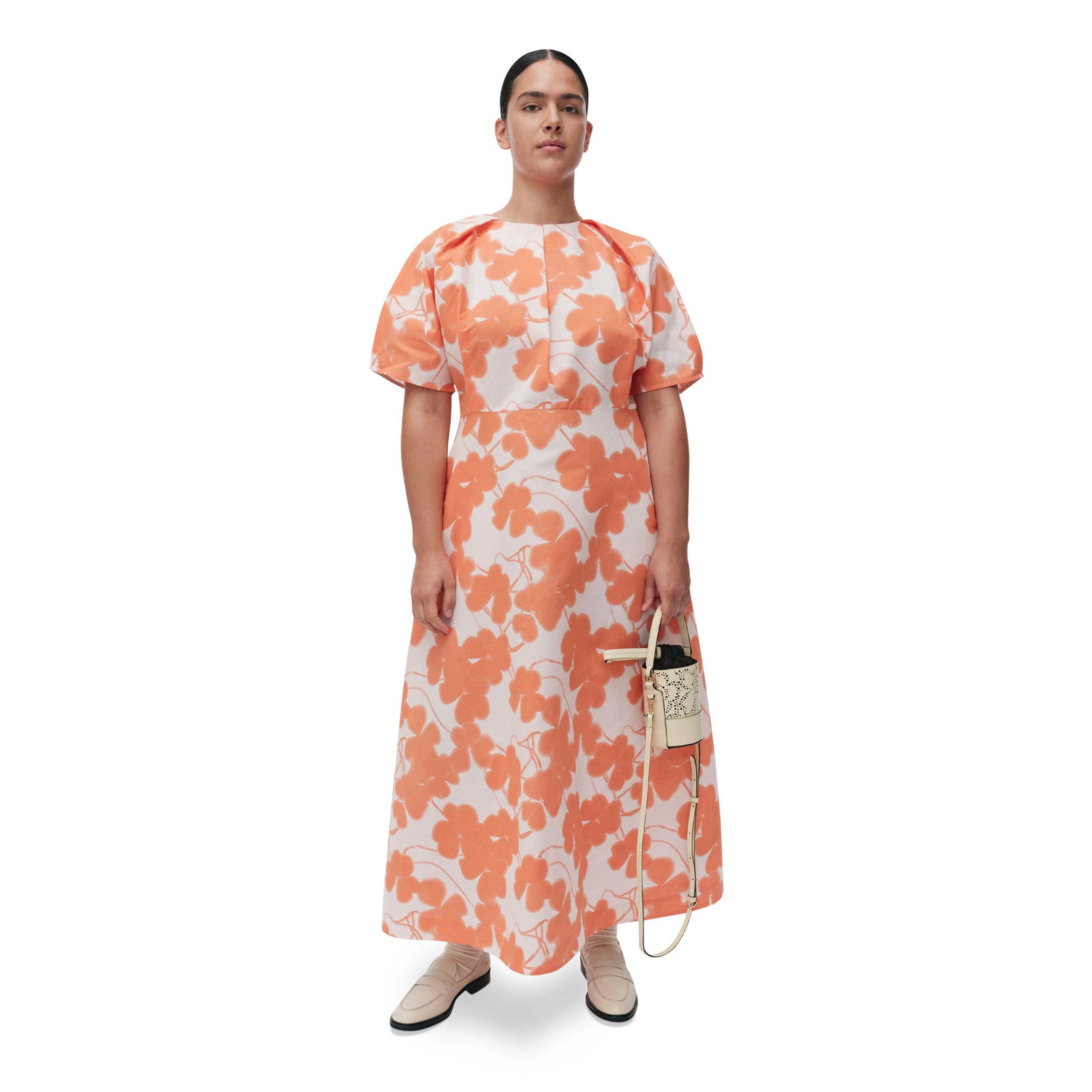Marimekko Anatomia Ketunleipä Dress, Rose & Orange Eleish Van Breems Home