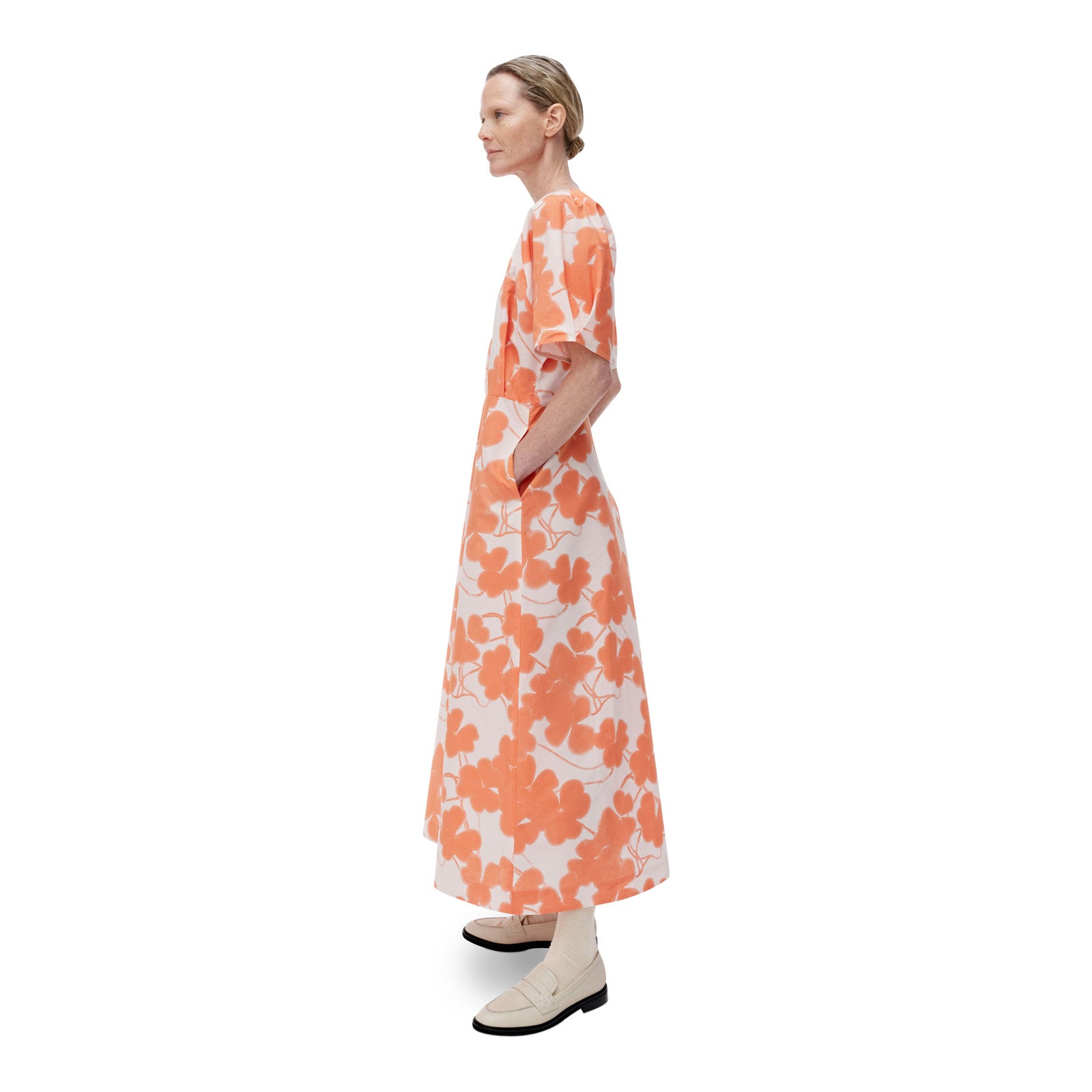 Marimekko Anatomia Ketunleipä Dress, Rose & Orange Eleish Van Breems Home