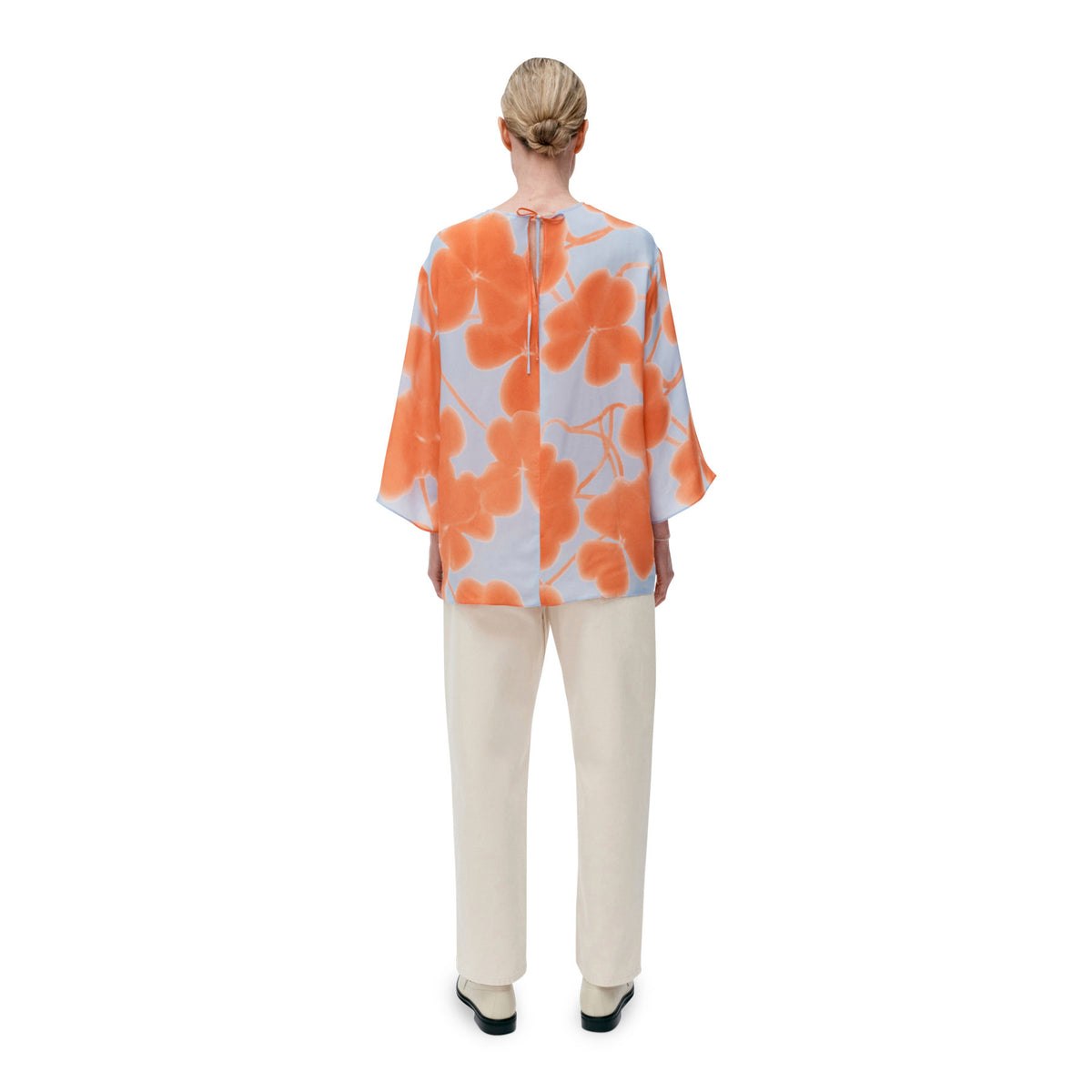Marimekko Oaja Ketunleipä Shirt Blue, Orange & Pink Eleish Van Breems Home