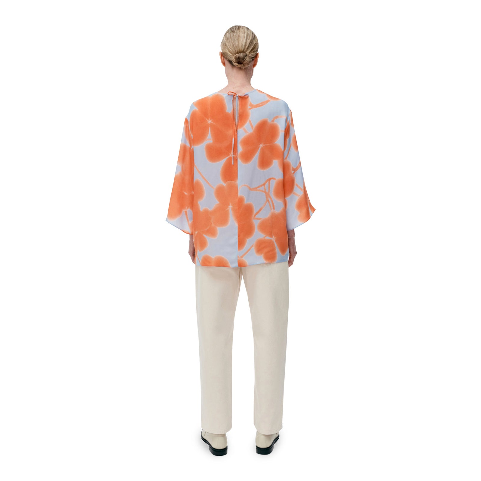 Marimekko Oaja Ketunleipä Shirt Blue, Orange & Pink Eleish Van Breems Home