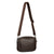 Marimekko Soft Leather Gratha Shoulder Bag, Dark Brown Eleish Van Breems Home