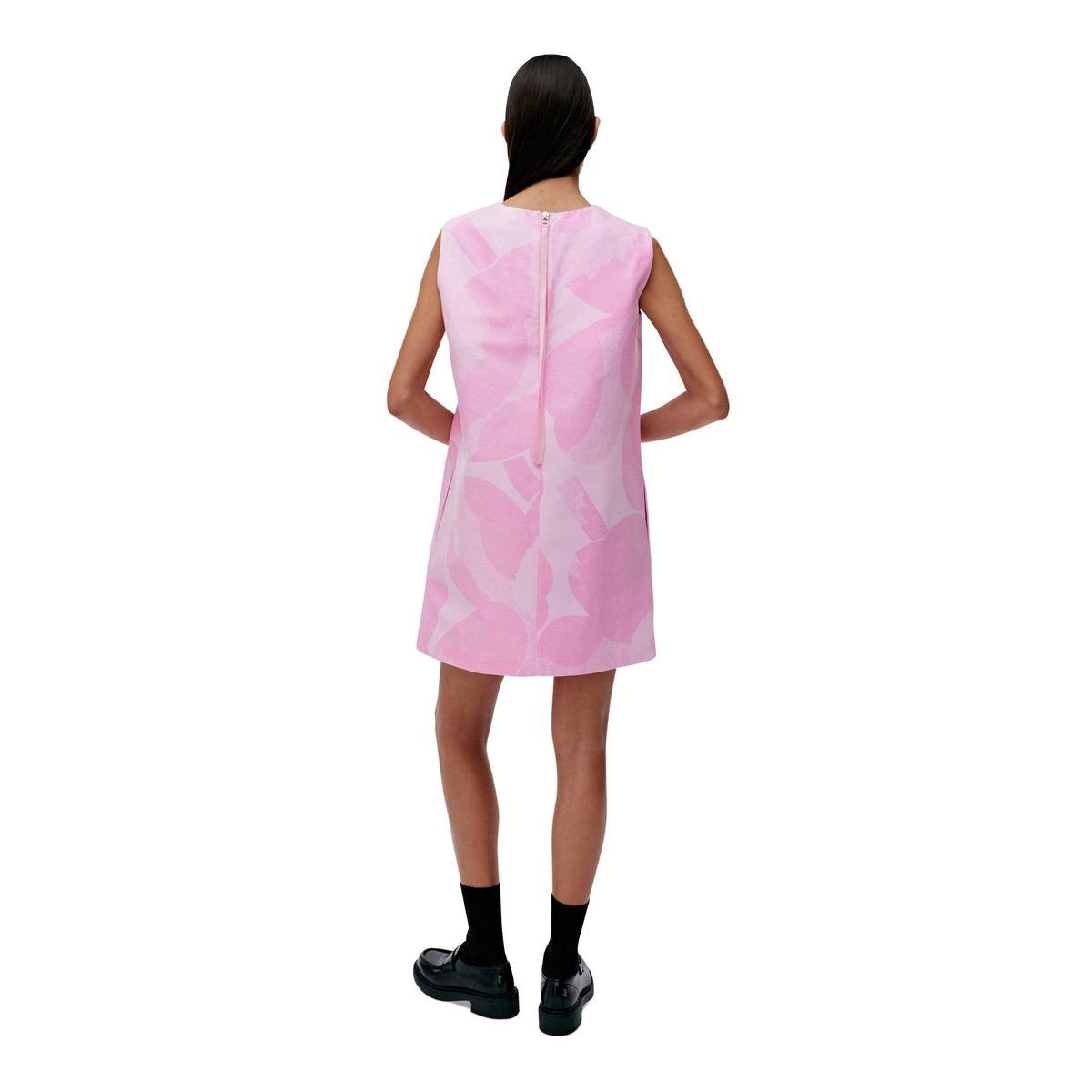 Marimekko Sopiva Unikko Dress, Light Pink Eleish Van Breems Home