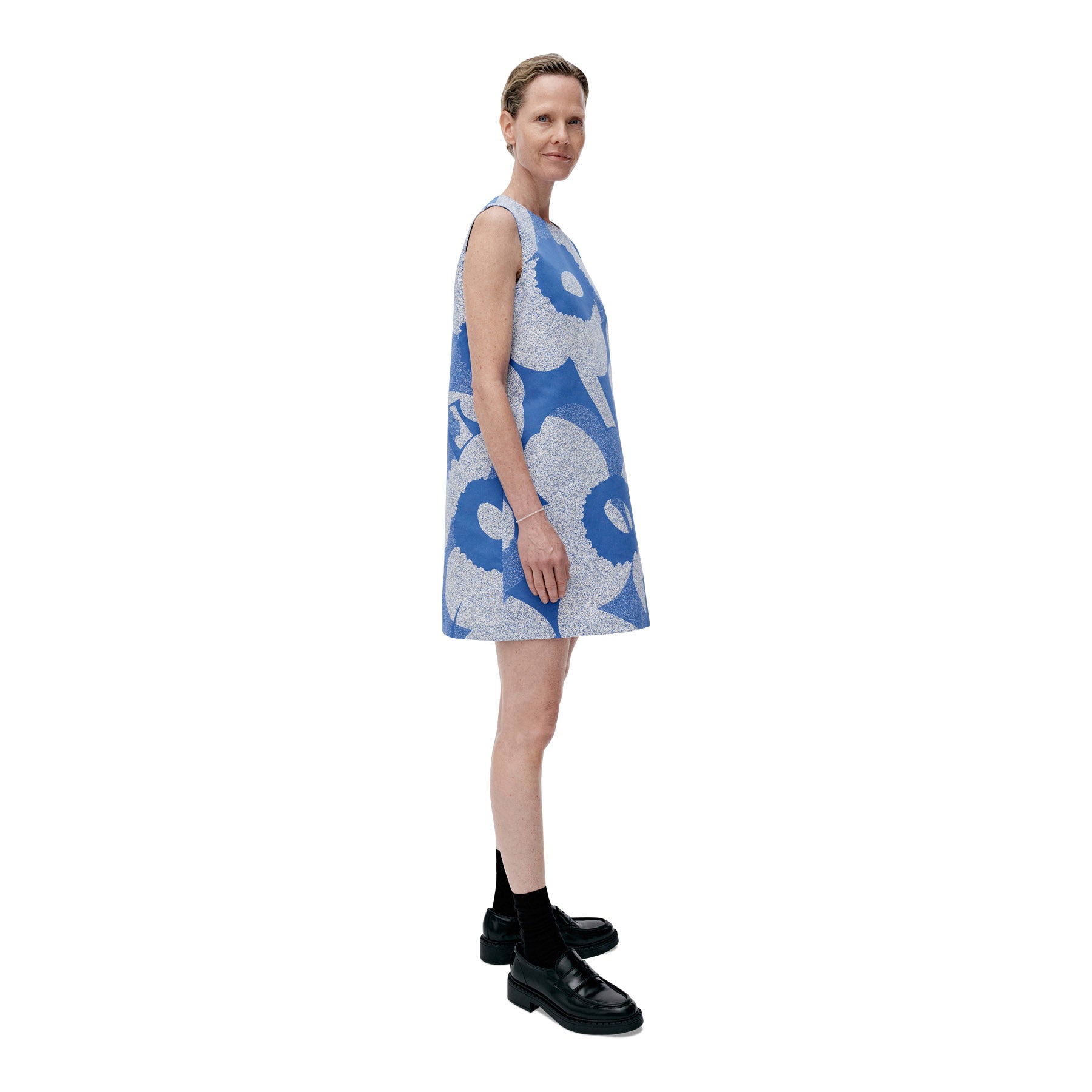 Marimekko Sopiva Unikko Dress, Blue Eleish Van Breems Home