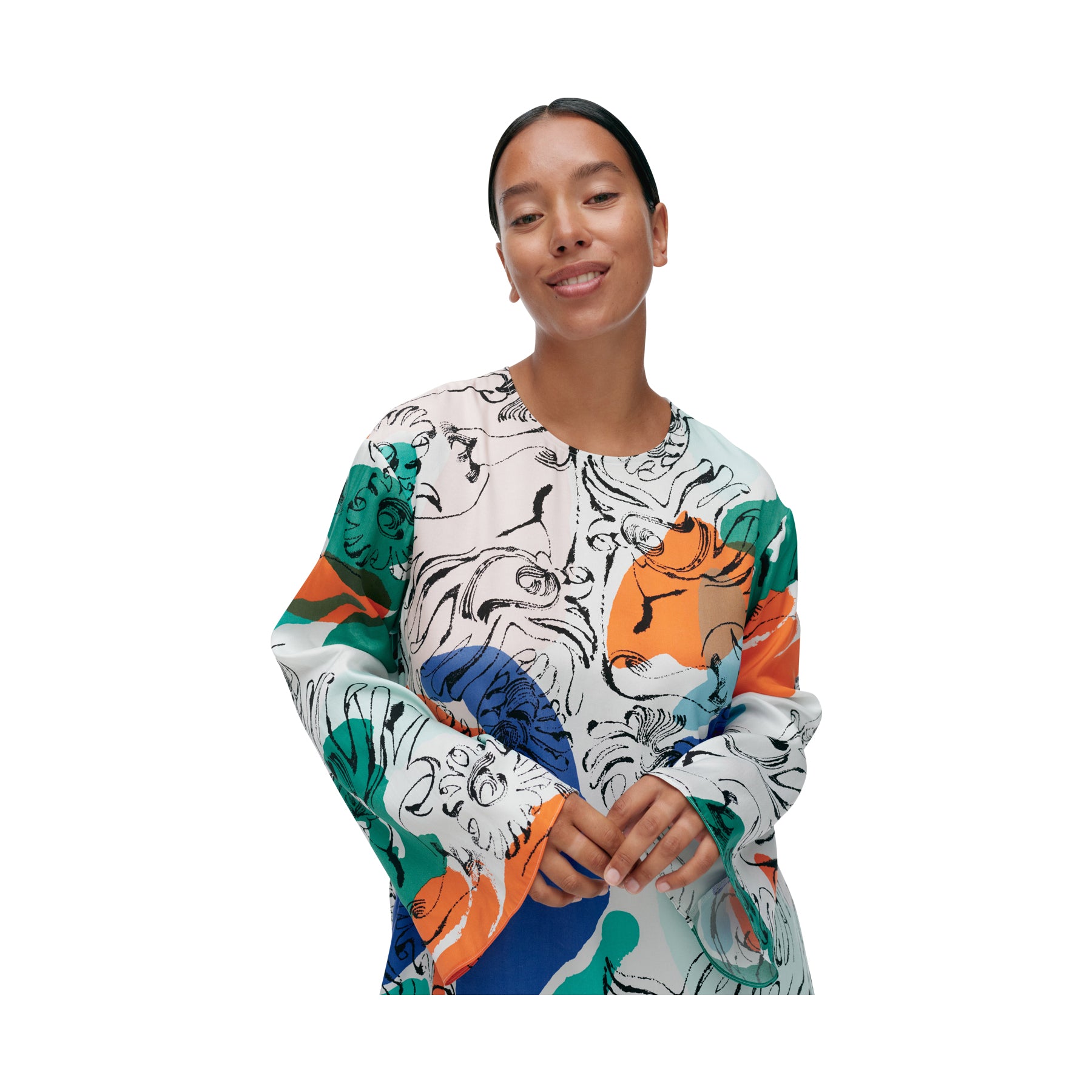Fluidi Blombom Dress Eleish Van Breems Home