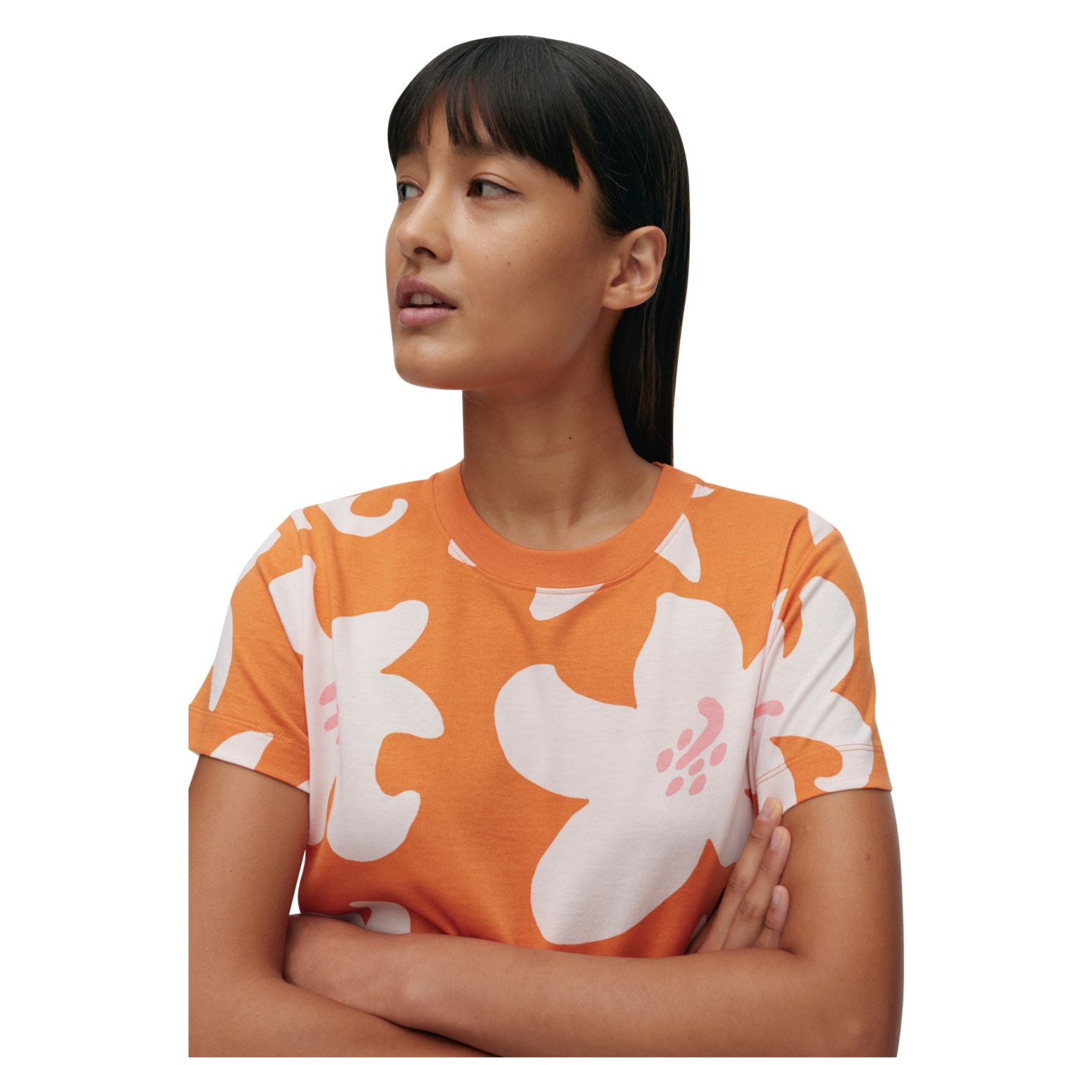 Heleys Villinarsissi T-shirt in Pink & Orange Eleish Van Breems Home