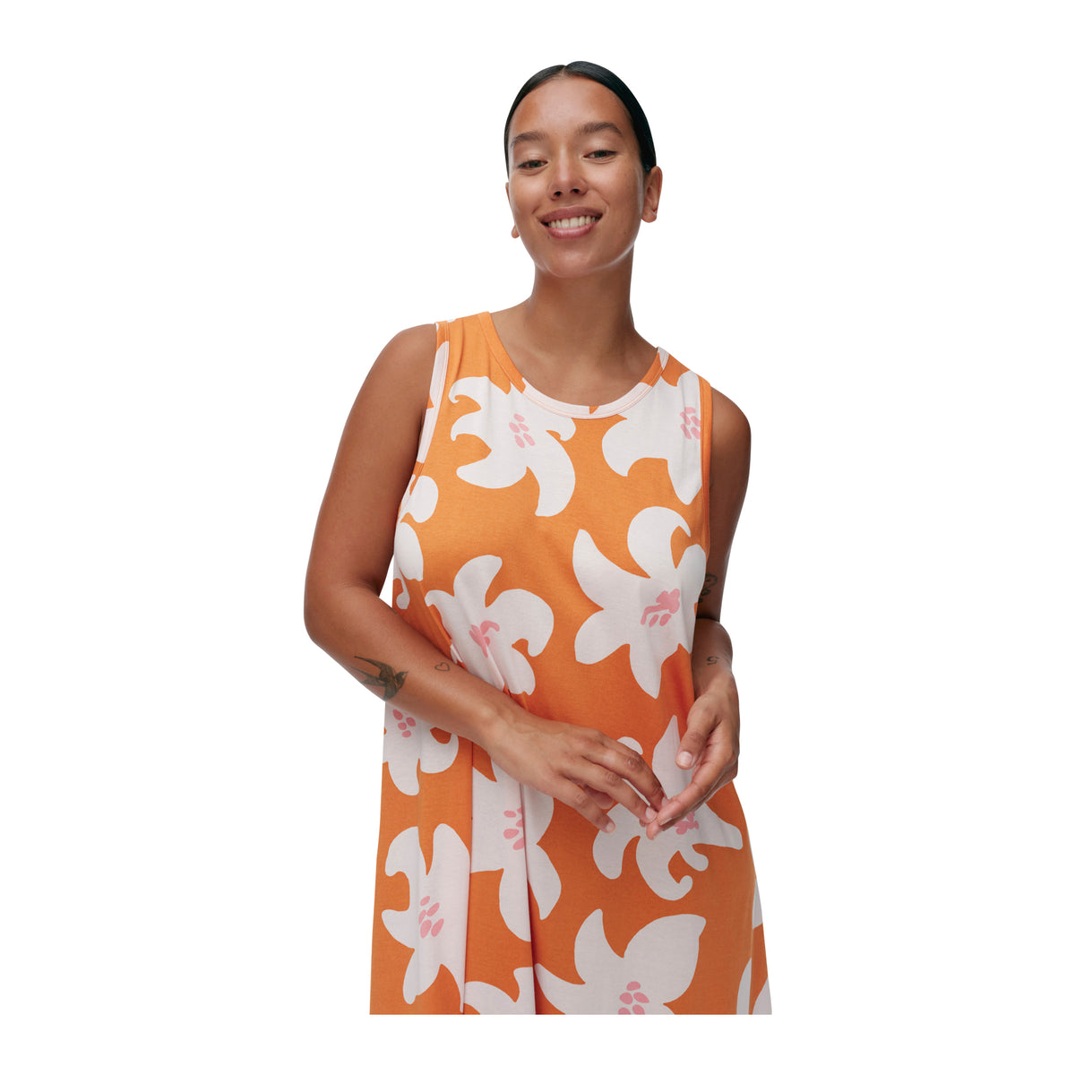 Liplatus Villinarsissi Dress in Pink & Orange Eleish Van Breems Home