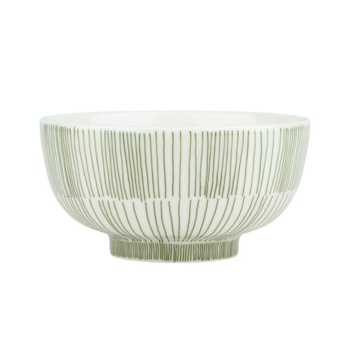 Marimekko Oiva / Kukat Puhkeavat Bowl in Forest Green