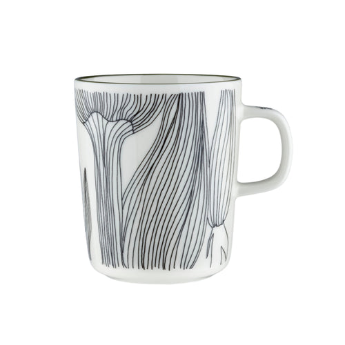 Marimekko Oiva / Kukat Puhkeavat Mug Forest Green