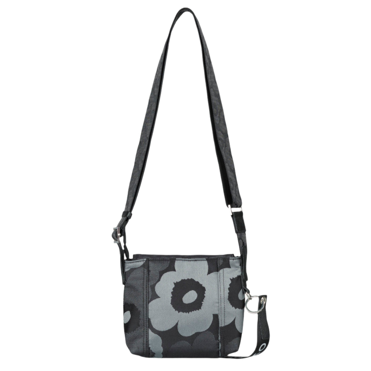 Marimekko Mini Messenger Unikko Shoulderbag, Grey/Black Eleish Van Breems Home