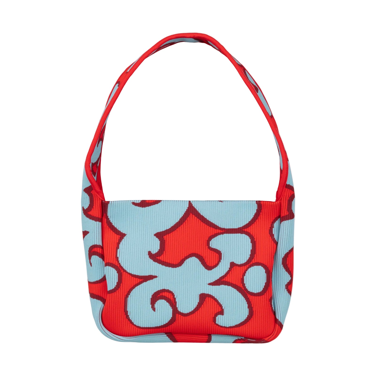 Marimekko Knitted Shoulderbag Keidas Blue and Red Eleish Van Breems Home