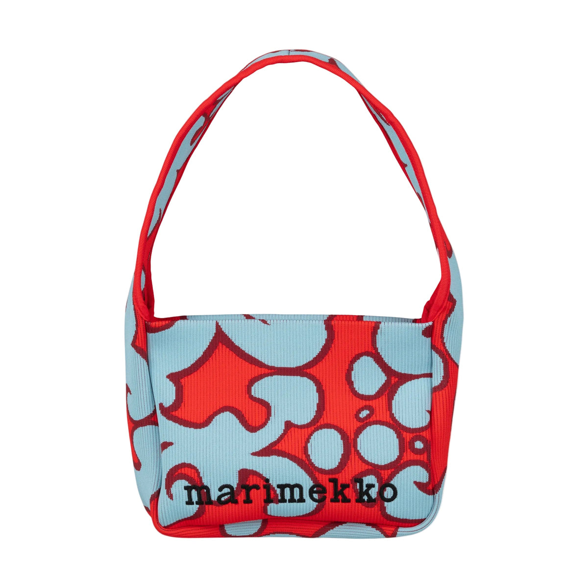 Marimekko Knitted Shoulderbag Keidas Blue and Red Eleish Van Breems Home
