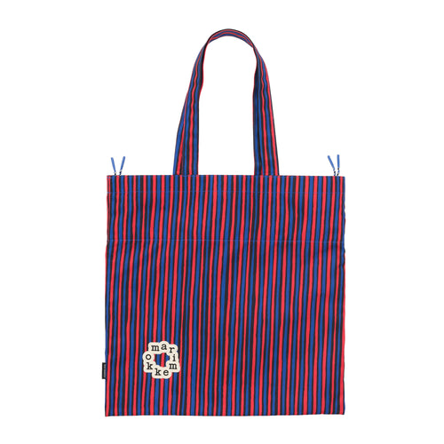 Marimekko Metka Piccolo Kioski Shoulder Bag, Blue and Red