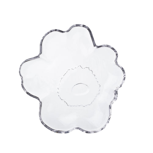 Marimekko Unikko Glass Plate, Clear
