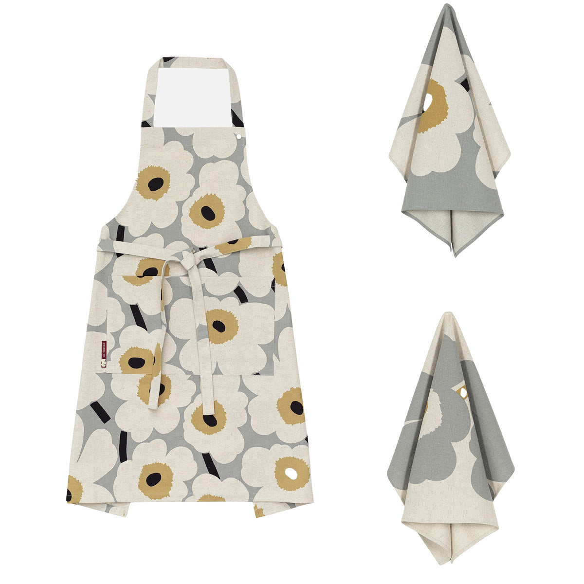 Marimekko Anniversary Apron &amp; Tea Towel Set Eleish Van Breems Home